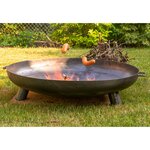 RedFire Bol à feu Salo Acier Noir 80 cm 81020