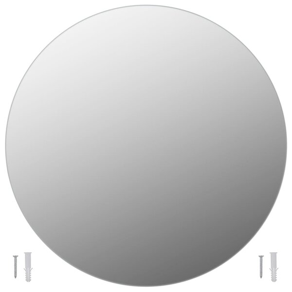 vidaXL Miroir mural 60 cm Rond Verre
