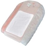 Matelas à langer avec housse Lapinou - Rose - 50 x 75 cm