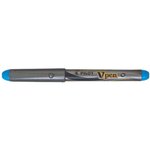 Stylo Plume Jetable V-Pen SILVER Pointe Moyenne Turquoise x 12 PILOT