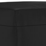 vidaXL Ensemble de canapés 3 Pièces noir similicuir