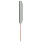 Tête de lit capitonnée gris clair 90 cm en velours