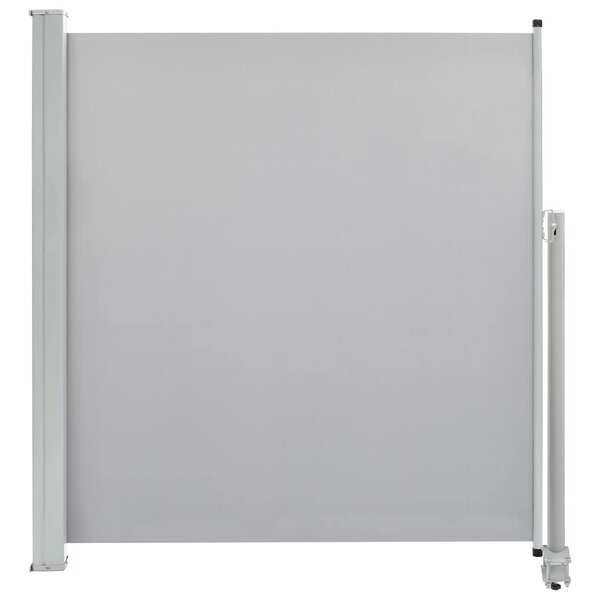 vidaXL Auvent latéral rétractable de patio 140 x 300 cm Gris