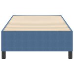 Box Spring VidaXL Bleu 100x200 cm Tissu Velours Côtelé