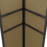 vidaXL Belvédère avec double toit 3x3x2 7 m Taupe 180 g/m²
