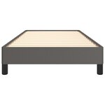 vidaXL Cadre de lit sans matelas gris 100x200 cm similicuir