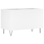vidaXL Armoire à disques blanc 74 5x38x48 cm bois d'ingénierie