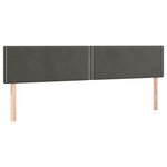 vidaXL Sommier à lattes de lit et matelas gris foncé 120x190cm velours