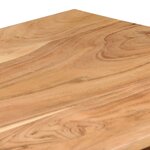 vidaXL Table à écrire Bois d'acacia massif 118 x 45 x 76 cm
