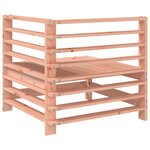 vidaXL Canapés d'angle de jardin 2 Pièces bois massif douglas