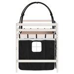 vidaXL Lit mezzanine enfants avec tunnel sans matelas 90x190 cm