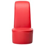vidaXL Chaise en forme de chaussure à talon haut Rouge Similicuir