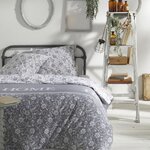 Parure de lit housse de couette 220 x 240 + 2 taies d oreiller 63 x 63