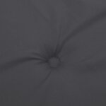 vidaXL Coussins de chaise à dossier haut lot de 4 anthracite mélangé