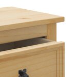 vidaXL Armoire de salle de bain Corona 45x33x80 cm bois de pin massif