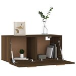 vidaXL Armoire murale Chêne marron 80x35x36 5 cm Bois d'ingénierie