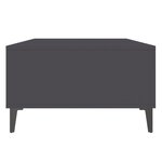 vidaXL Table basse gris 103 5x60x35 cm bois d'ingénierie