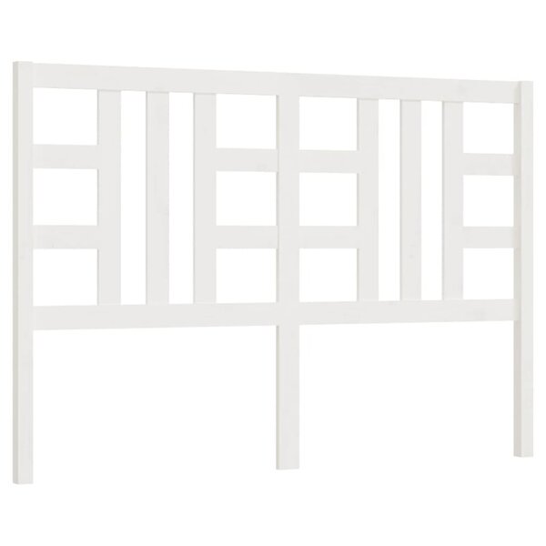 vidaXL Tête de lit Blanc 166x4x100 cm Bois massif de pin