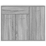 vidaXL Buffet Sonoma gris 88x30x70 cm Bois d'ingénierie