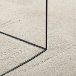 vidaXL Tapis Beige 120x170 cm Polyester antidérapant
