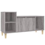 vidaXL Meuble TV Sonoma gris 100x35x55 cm Bois d'ingénierie
