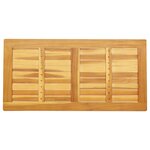 vidaXL Plateau de table 100x50x2 2 cm en bois massif d'acacia
