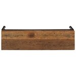 vidaXL Meuble TV 110x30x46 cm bois massif de récupération