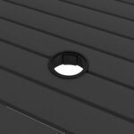 vidaXL Table de jardin Anthracite 81 5x81 5x72 cm Acier