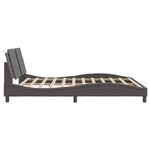 vidaXL Cadre de lit sans matelas gris 180x200 cm similicuir
