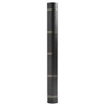Album De Timbres Simili-cuir 48 Pages Noires - 22 5x30 5 Cm - Noir - Exacompta