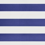 vidaXL Auvent rétractable bleu et blanc 3 5x2 5 m tissu et aluminium