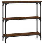 vidaXL Table console chêne marron 75x22 5x75 cm bois d'ingénierie