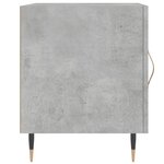 vidaXL Tables de chevet 2 Pièces gris béton 40x40x50 cm bois d’ingénierie