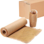 2 rouleaux de papier kraft en nid d’abeille 40cm  x100m linéaires