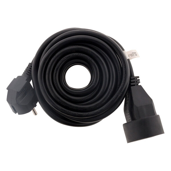 Prolongateur 16A HO5VV-F 3G1 5mm² Noir 5m - Zenitech