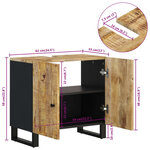 vidaXL Meuble d'évier 62x33x58 cm bois de manguier et d'ingénierie