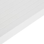 vidaXL Table de jardin 150x90x72 cm PP Blanc