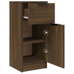 vidaXL Buffet Chêne marron 30x30x70 cm Bois d'ingénierie