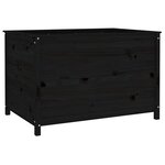 vidaXL Lit surélevé de jardin noir 119 5x82 5x78 cm bois de pin massif