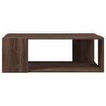 vidaXL Table basse chêne marron 89 5x48x30 cm bois d'ingénierie