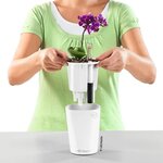 LECHUZA Jardinière MINI DELTINI ALL-IN-ONE Blanc