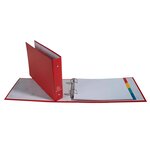 Classeur Rembordé Polypropylène Avec Intercalaires Pour Fiches Bristol 148x210 2 Anneaux 25mm - Couleurs Assorties - X 10 - Exacompta