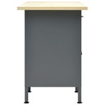 vidaXL Établi Noir 160x60x85 cm Acier