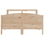 vidaXL Cadre de lit sans matelas 120x200 cm bois de pin massif