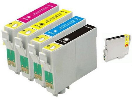 Pack de 5 cartouches compatibles t1295 pour imprimantes epson