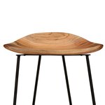 vidaXL Tabourets de bar lot de 2 bois d'acacia massif