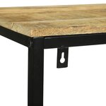 vidaXL Bibliothèque 70x35x110 cm en bois massif mangue brut