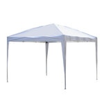 Tonnelle barnum de jardin pliant anti-UV + sac de transport acier Oxford 3 x 3 x 2 55 m blanc