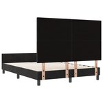 Cadre de lit vidaXL Noir 140x200 cm Velours