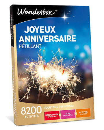 Coffret cadeau - WONDERBOX - Joyeux anniversaire Pétillant